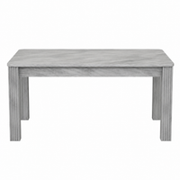 Table à Manger Rectangulaire Grise Style Industriel – FlexiTable