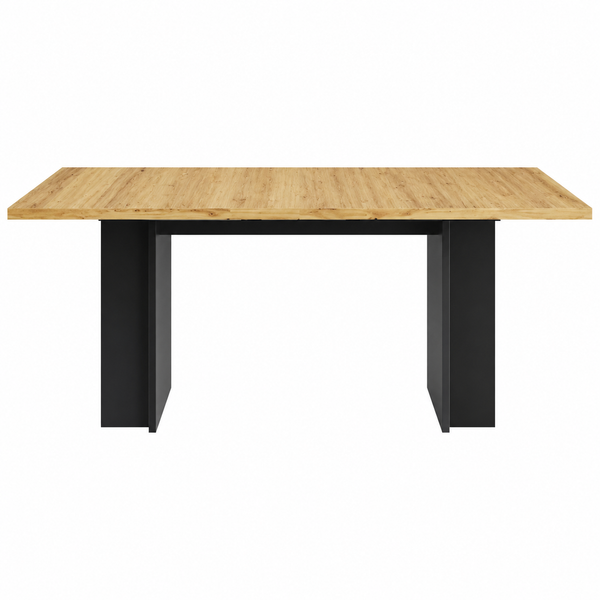 Table à Manger Extensible Bois Étagères Intégrées 160cm – FlexiTable